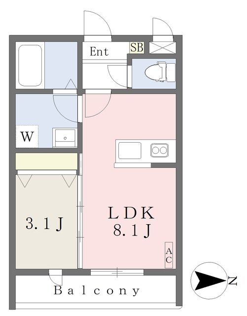 1LDK